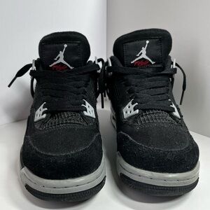 Jordan Kids Black and Gray Sneakers